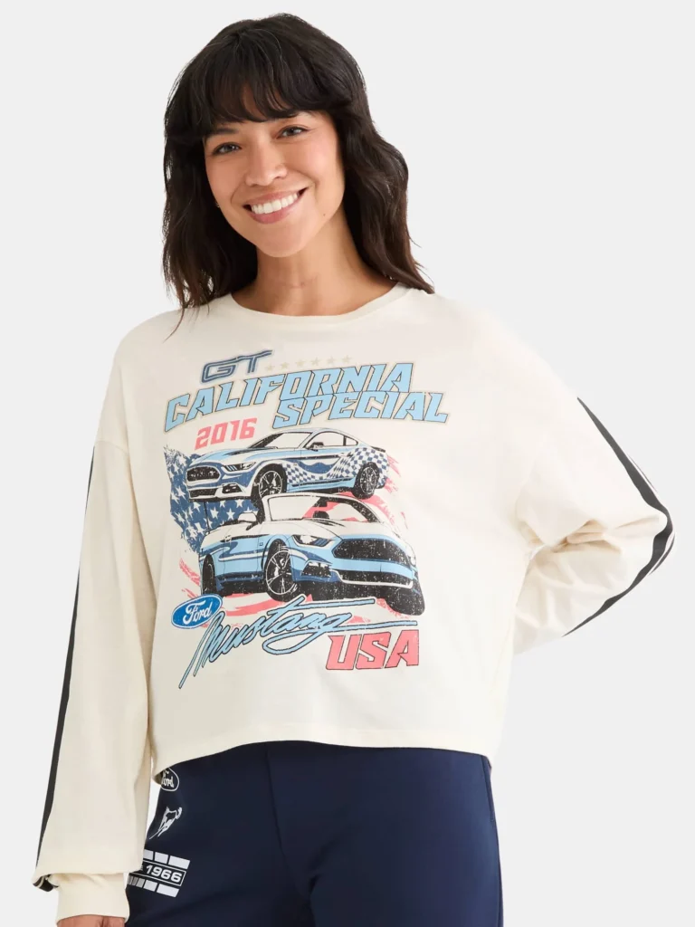 Ford Camo Women’s Graphic Tee – Comfortable Everyday Style