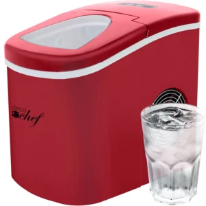 Frigidaire 26lb Portable Countertop Ice Maker – Fast Red Design