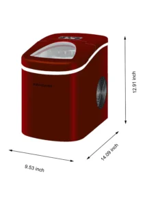 Frigidaire 26lb Portable Countertop Ice Maker – Fast Red Design