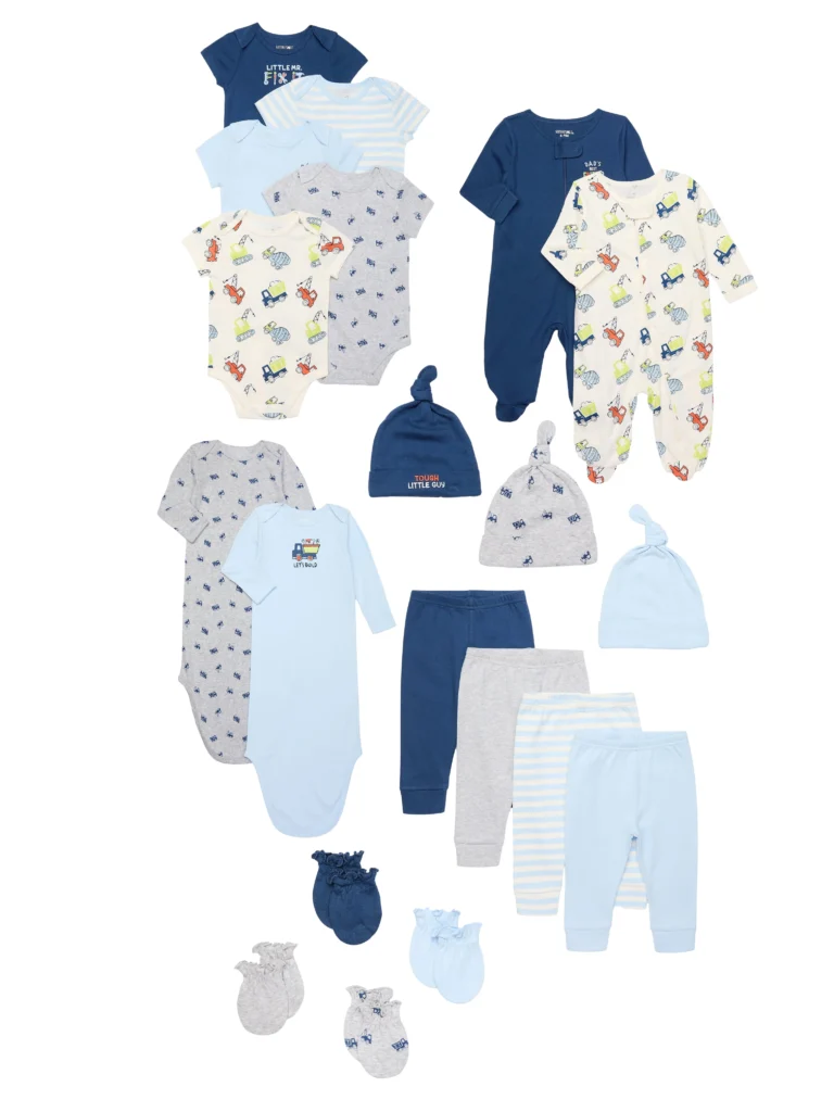 Garanimals 20-Piece Cotton Baby Gift Set – Essential Layette Collection — close-up detail of design and finish