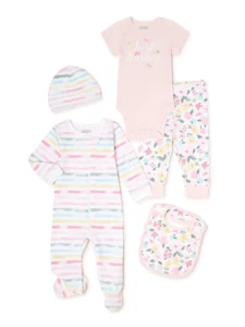 Garanimals 20-Piece Newborn Baby Girl Gift Set – Essential Layette Collection