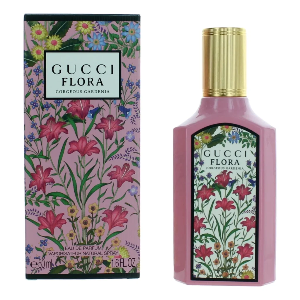 Gucci Flora Gorgeous Gardenia Eau de Parfum Spray – 1.6 oz Bloom β close-up detail of design and finish