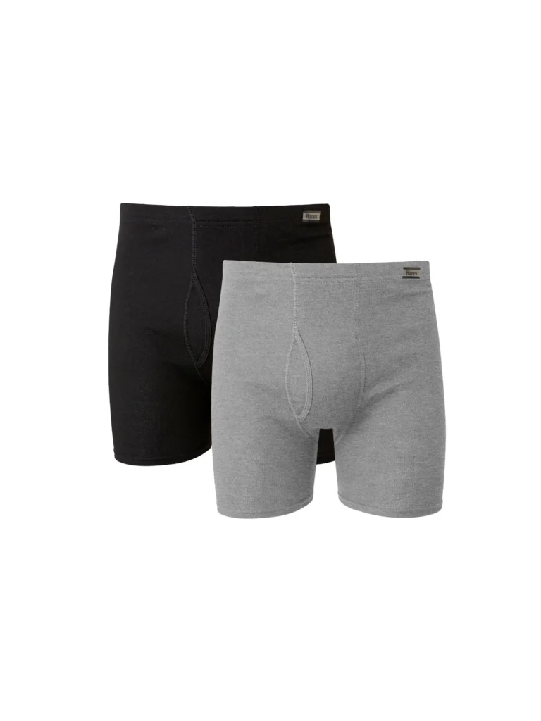Hanes Blitz Woven Boxer Shorts – Assorted Blues 2XL Comfort β alternate angle showing full product