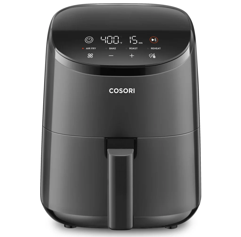 Instant 6-in-1 Indoor Grill & 4 Qt Air Fryer – Odor Filter, Clear Window β close-up detail of design and finish