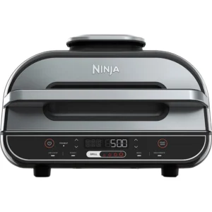 Instant 6-in-1 Indoor Grill & 4 Qt Air Fryer – Odor Filter, Clear Window