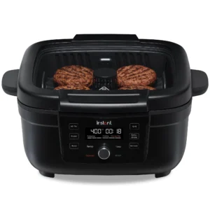 Instant Pot 6-in-1 Air Fryer & Indoor Grill – Odor Filter & Clear Window