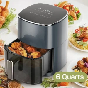 Instant Pot 6-in-1 Air Fryer & Indoor Grill – Odor Filter & Clear Window