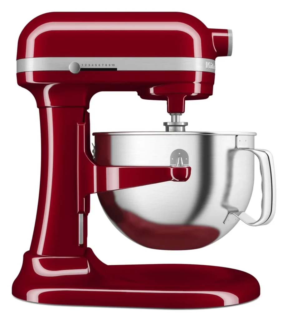 KitchenAid 5.5 Quart Bowl-Lift Stand Mixer – Contour Silver β alternate angle showing full product