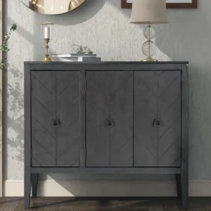 Ktaxon 4-Drawer Floor Storage Cabinet – Versatile White MDF