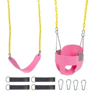 Little Tikes 2-in-1 Snug & Secure High Back Swing – Converts for Growing Toddlers