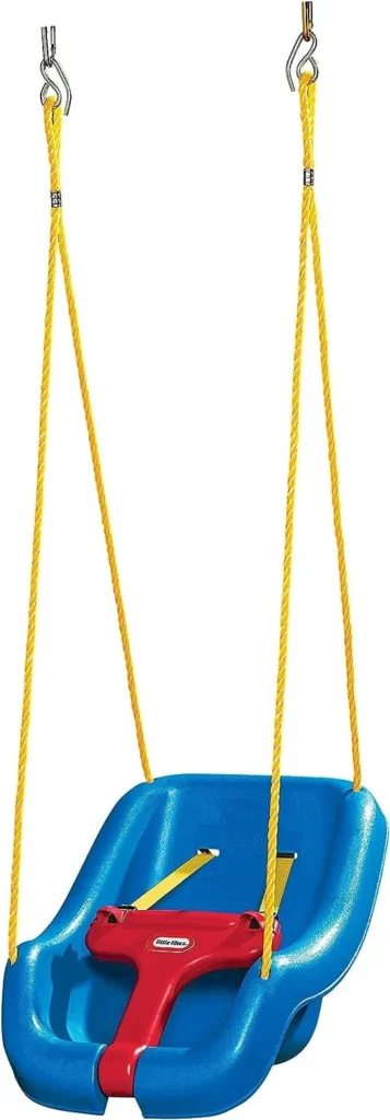 Little Tikes 2-in-1 Snug & Secure High Back Swing – Converts for Growing Toddlers
