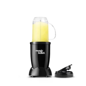 Magic Bullet Compact Personal Blender – 4 Piece Black Set