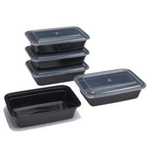 Mainstays 10pc Meal Prep Food Storage Containers – Stackable & Reusable
