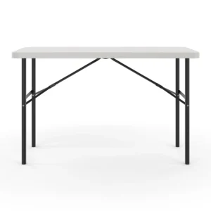 Mainstays 4-Foot Folding Utility Table – Lightweight, Black Finish