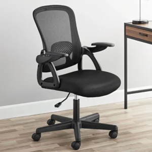Mainstays Ergonomic Mesh Office Chair with Flip-Up Arms – 275lb Capacity