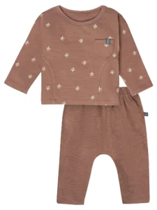Modern Moments by Gerber Gender Neutral 2-Piece Outfit Set – Soft & Stylish