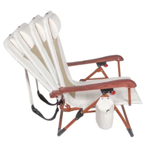 Ozark Trail Low Profile Reclining Backpack Chair – Insulated Drink Holder & Storage