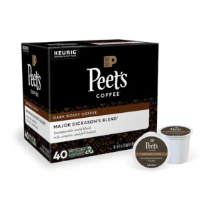 Peet’s Major Dickason’s Dark Roast K-Cup Pods – 75 Count Value Pack