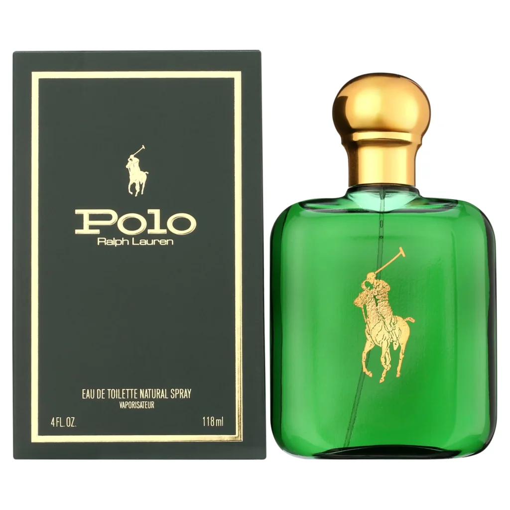Ralph Lauren Polo Green Classic Eau De Toilette – 4.2 Oz for Men — alternate angle showing full product