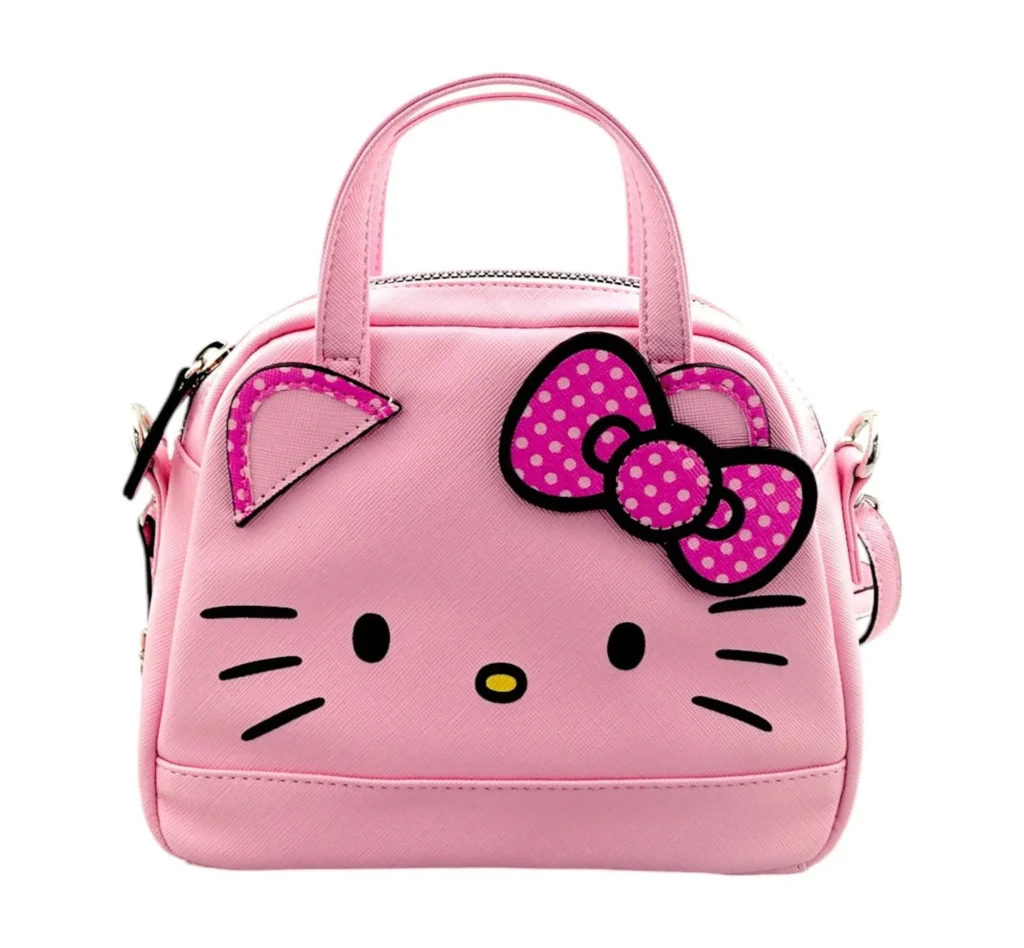 Sanrio Hello Kitty Painted Mini Crossbody Bag – Stylish & Compact β close-up detail of design and finish