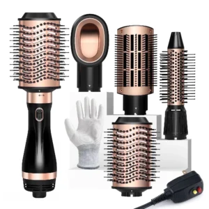 SKIMI Hot Air Hair Dryer Brush – 3-in-1 Styling with Tool Set