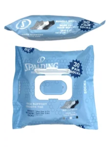 Spalding Kids’ Unisex No-Show Socks 30-Pack – Everyday Value Sizes 4-10