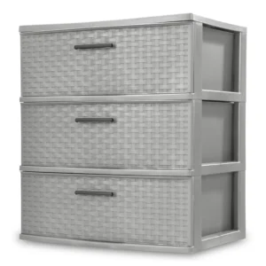 Sterilite 3 Drawer Storage Cart – Versatile White Organizer