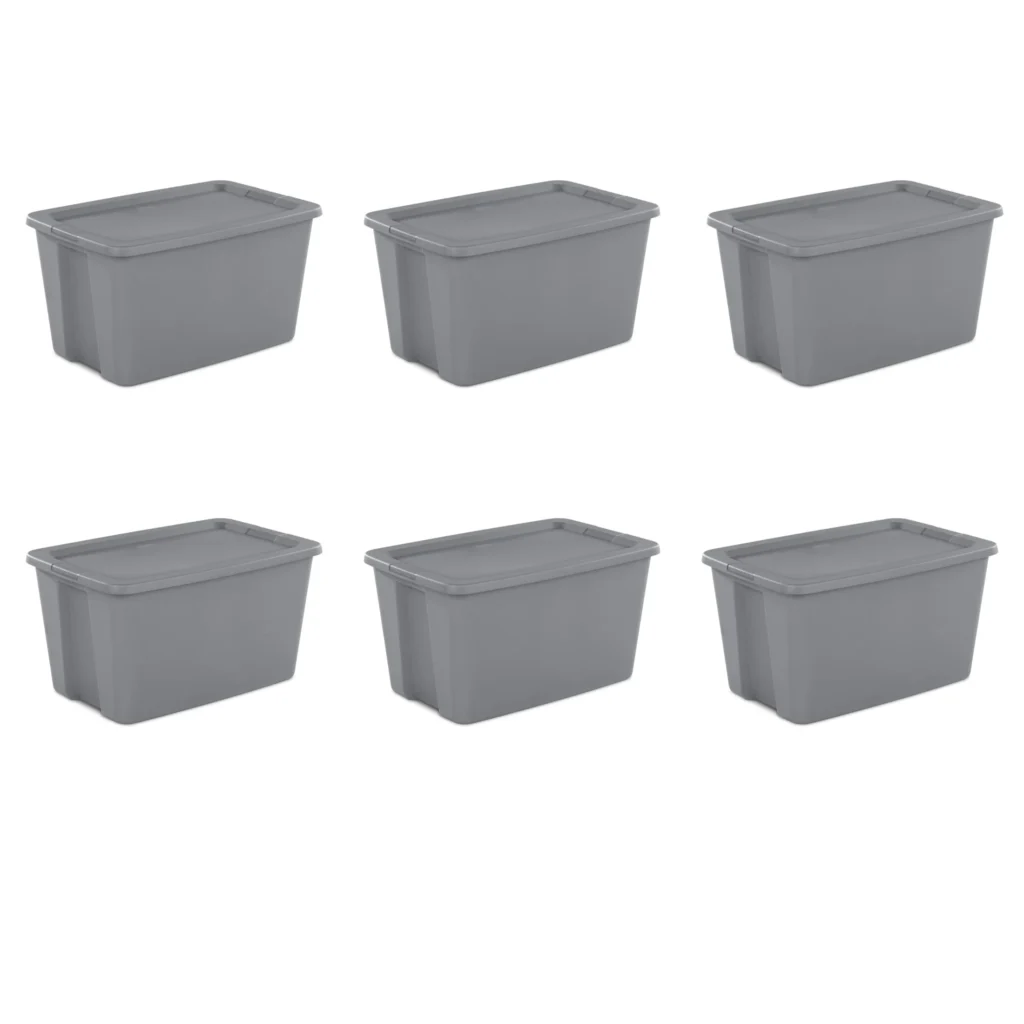 Sterilite 40 Gallon Wheeled Storage Container – 2-Pack Durable Bins β close-up detail of design and finish