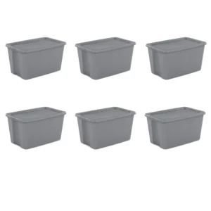Sterilite 40 Gallon Wheeled Storage Container – 2-Pack Durable Bins