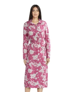 Time and Tru Women’s Midi T-Shirt Dress – Essential Short Sleeve Comfort