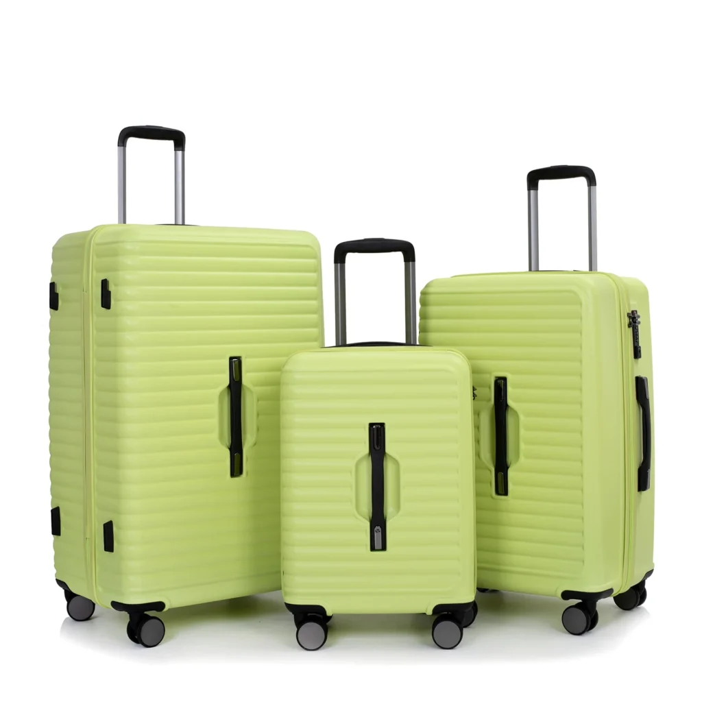 Tripcomp 2-Piece Hardside Luggage Set – Lightweight Spinner Wheels, Olive Green