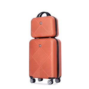 Tripcomp 2-Piece Hardside Spinner Luggage Set – Lightweight Pink Carry-On
