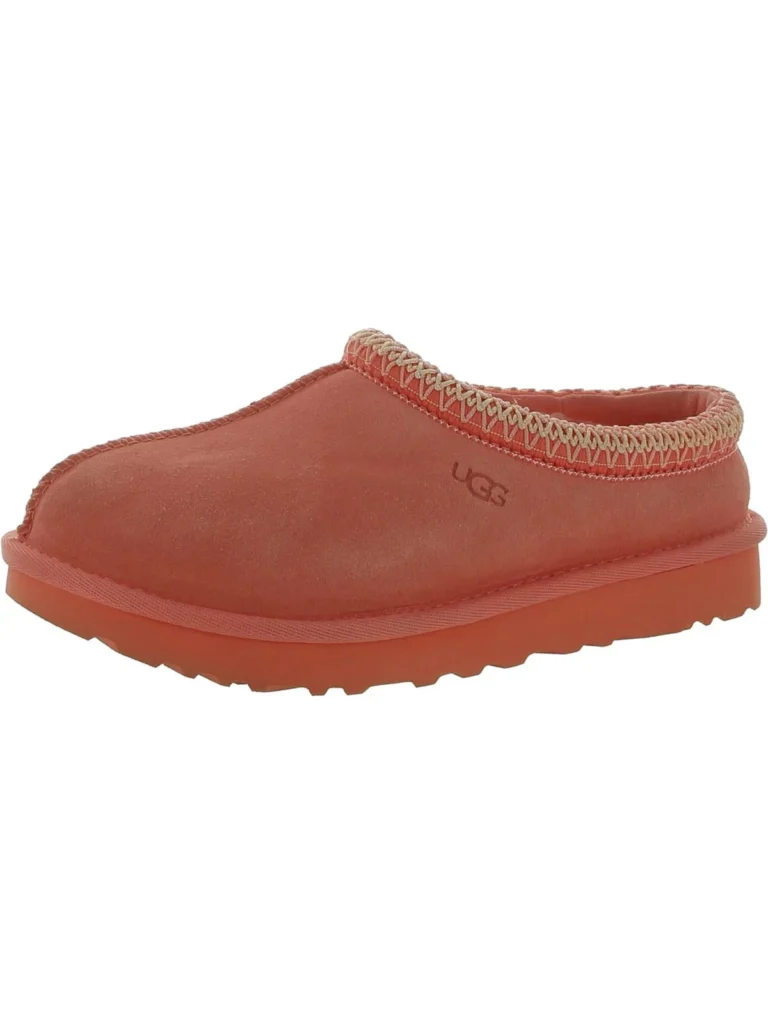 Ugg Australia Tasman Suede Wool Mule Slippers – Cozy Comfort — close-up detail of design and finish