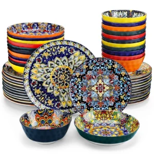 vancasso SIMI 24-Piece Bohemian Dinnerware Set – Service for 6