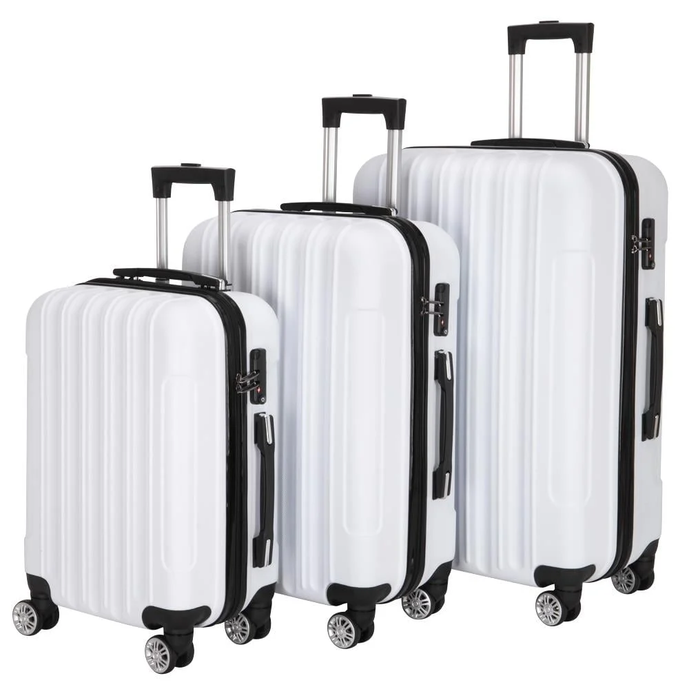 Voyageur 4-Piece Hardshell Luggage Set – TSA Lock & Spinner Wheels — close-up detail of design and finish