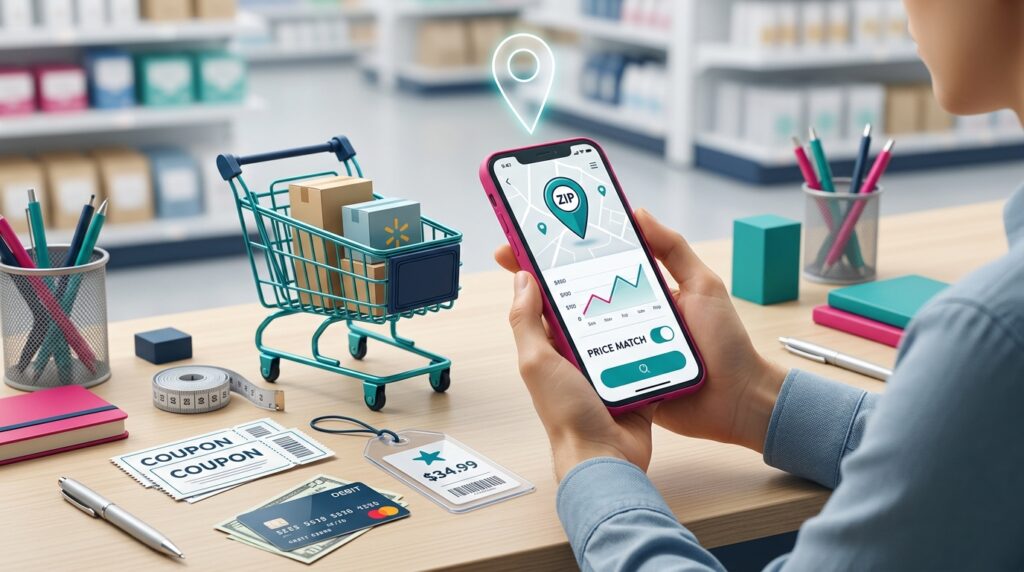 Walmart Price Match Policy 2026: Stack Savings Smart — featured editorial image · ZipDealFinder · Walmart Guides