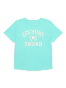 Way to Celebrate Easter Toddler Short Sleeve Tees – Soft Cotton Blends