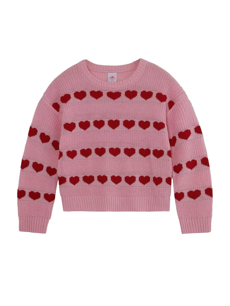 Way to Celebrate Girls’ Easter Bunny Sweater – Soft Knit