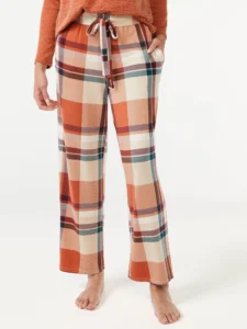 Winnie the Pooh Women’s Hacci Knit Wide Leg Sleep Pants – Ultra Soft Comfort
