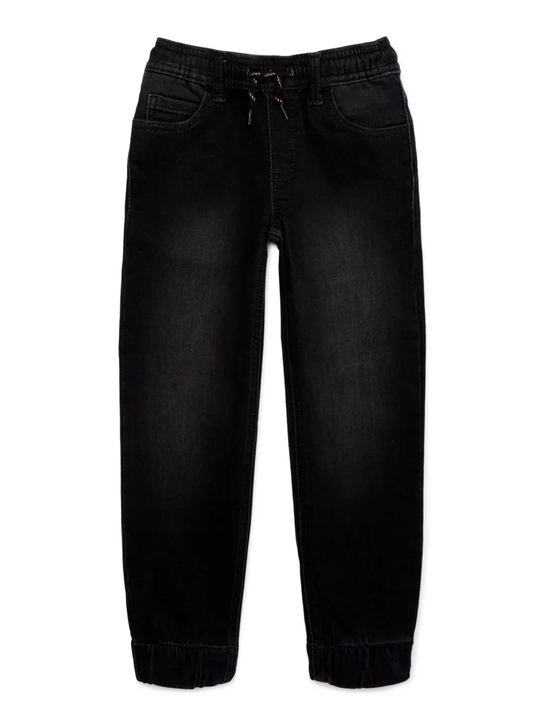 Wonder Nation Cozy Fleece Joggers – Durable Everyday Comfort for Little Boys β alternate angle showing full product