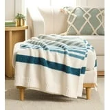 Better Homes & Gardens Cozy Hilo Teal Throw – Ultra-Soft Texture