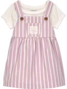 Carter s Child of Mine Baby Girl Dress Set 2 Piece Sizes 0 3 24 Months