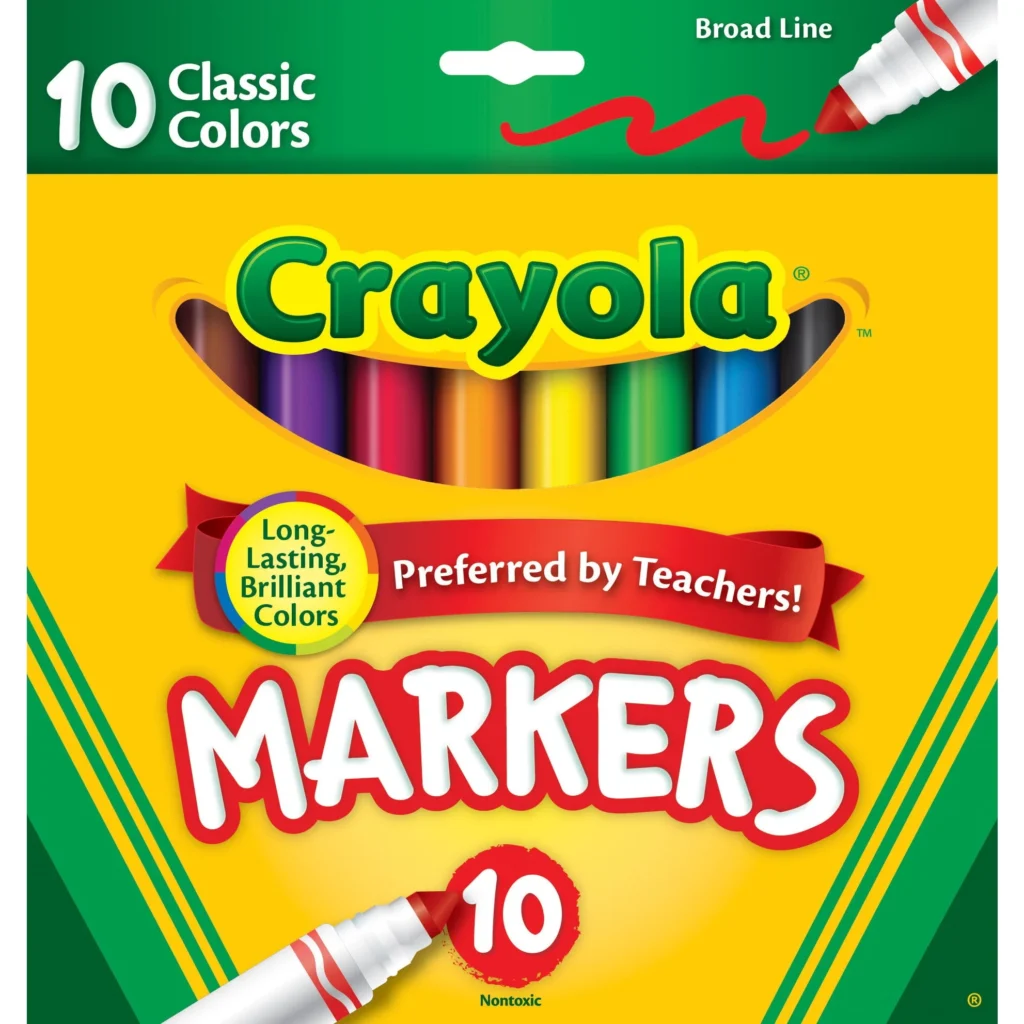 Crayola Classic Broad Line Markers 10pk