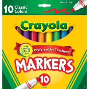 Crayola Classic Broad Line Markers 10pk