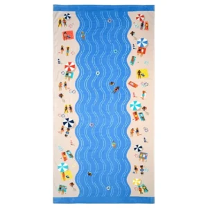 Day at Beach Quick-Dry Beach Towel – Sand-Resistant Comfort