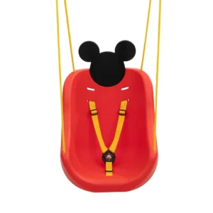 Disney Mickey Mouse 2 in 1 Outdoor Bucket Swing by Delta Children Red