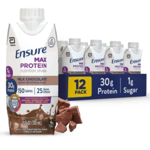 Ensure Max Protein Nutrition Shake Milk Chocolate 11 fl oz 12 Count