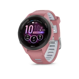 Garmin Forerunner 265S GPS 27 mm Light Pink and Powder Gray Case with Light Pink and Powder Gray Band