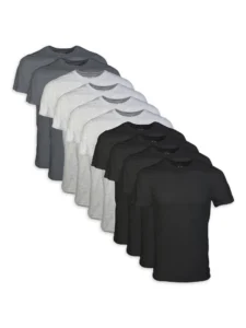 Gildan Adult Men s Short Sleeve Crew Assorted Color T Shirt 10 Pack Sizes S 2XL