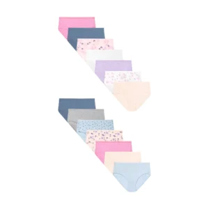 Hanes Girls Underwear Core Cotton Brief Panties 14pk 4 14